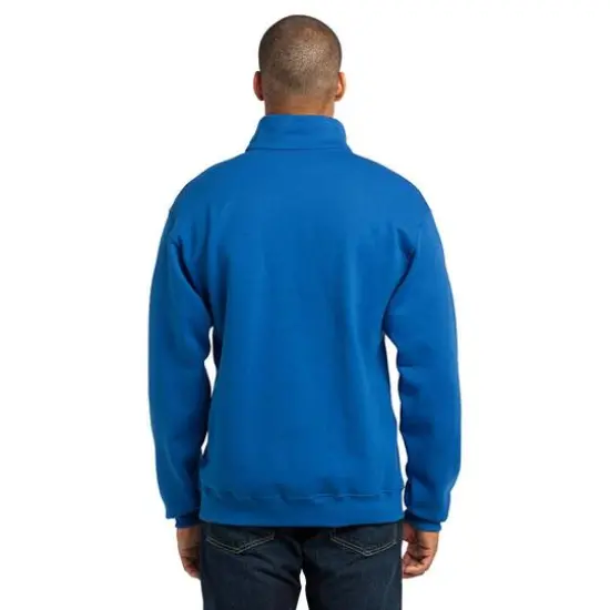 JERZEES&reg; NuBlend&reg; 1/4-Zip Cadet Collar Sweatshirt Royal {6}