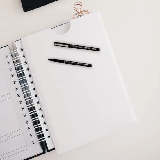 JAM Paper 2.0mm Calligraphy Pen, 2ct. Black {5}