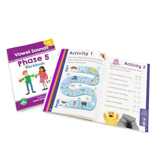 Junior Learning&reg; Phase 5 Vowel Sounds Workbook {4}