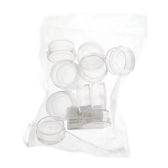 John Bead Mini Clear Plastic Round Containers, 12ct. {5}