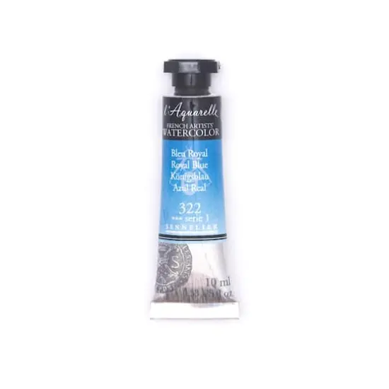 Sennelier French Artists' Watercolor, 10mL 322 Royal Blue S1 {1}