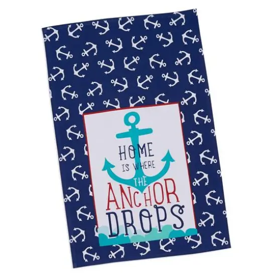 DII&reg; Anchors Printed Dishtowel, 2ct. {4}