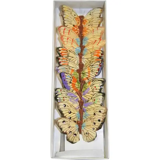 Reliant 3" Assorted Yellow Butterflies, 12ct. {1}