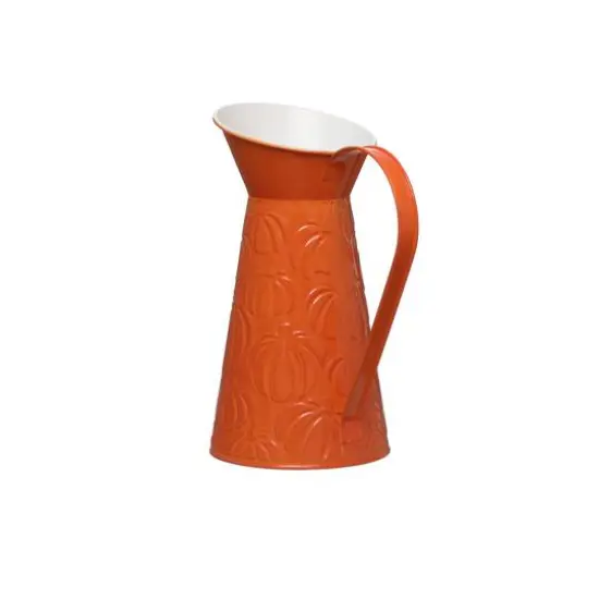 11" Floral Pitcher Iron Pitcher by Ashland&reg; Orange {3}
