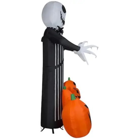 9ft. Airblown&reg; Inflatable Halloween Jack Skellington with Jack-O'-Lanterns {3}