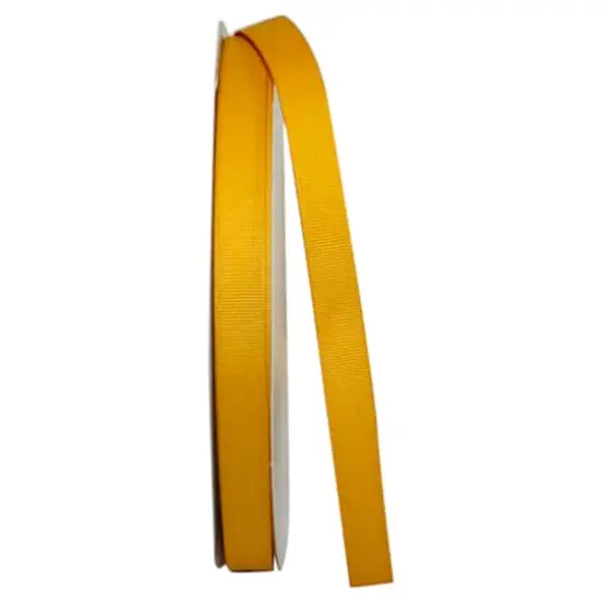 JAM Paper 5/8" x 100yd. Grosgrain Style Wired Ribbon Gold {1}