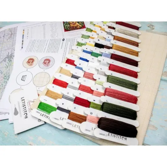 Letistitch Summer Splendor Counted Cross Stitch Kit {3}