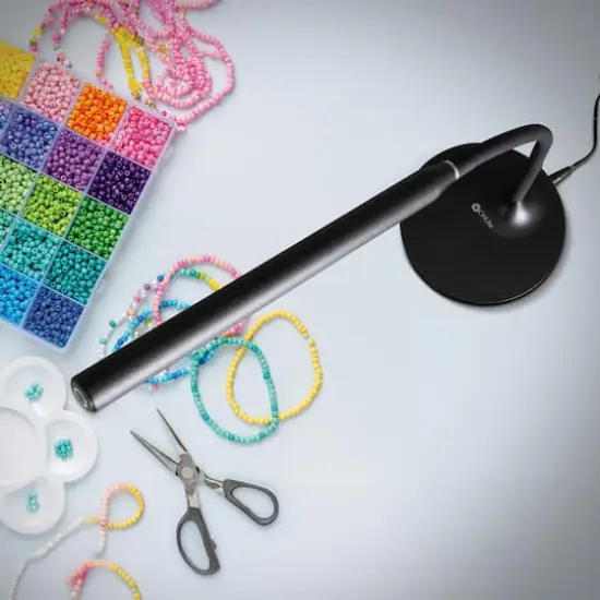 OttLite&reg; Extended Reach LED Desk Lamp Black {3}