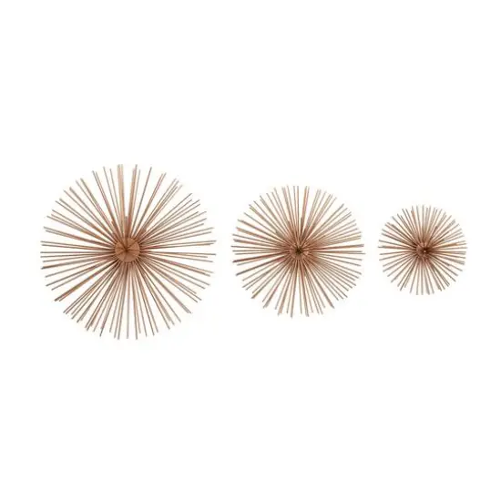 CosmoLiving by Cosmopolitan Starburst Metal Wall Accent Set, 3ct. {1}