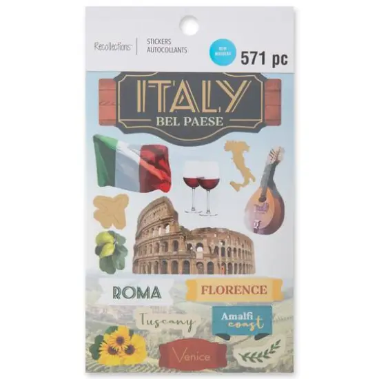 Italy Sticker Book by Recollections&trade; {8}