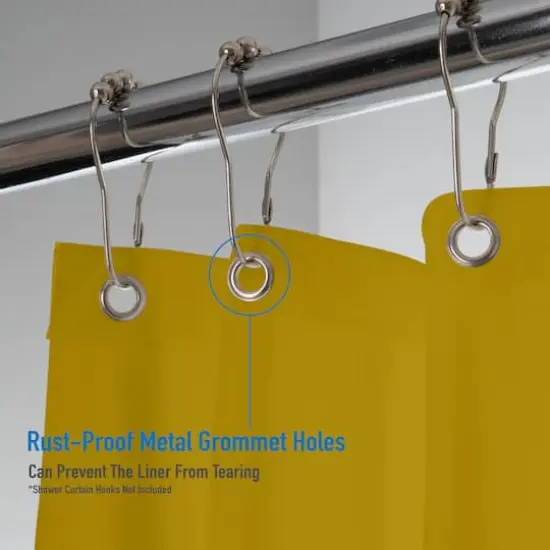 Bath Bliss Splash Guard Shower Liner Gold {9}