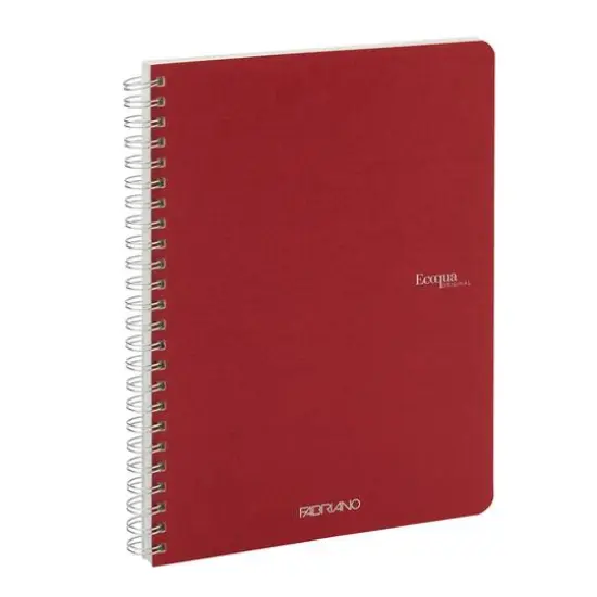 Fabriano&reg; EcoQua Spiral Bound Lined Notebook Cherry {4}