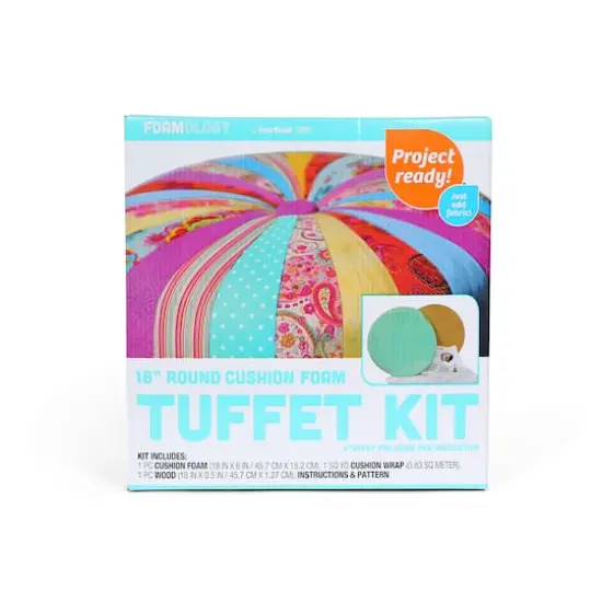 Foamology&trade; Round Cushion Foam Tuffet Kit {1}