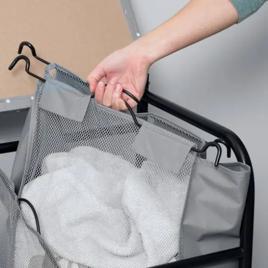 Honey Can Do Gray Uneven Clothes Sorter w/ Ironing Board {12}