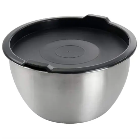 Martha Stewart Everyday 1.5qt. Stainless Steel Mixing Bowl with Plastic Lid {7}