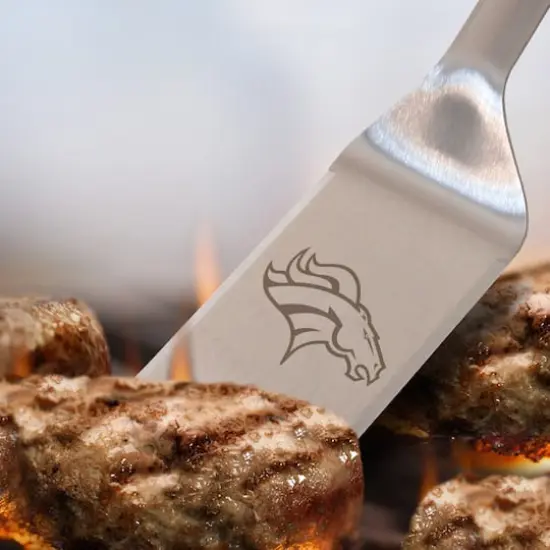 NFL Stainless Steel BBQ Spatula with Bottle Opener Denver Broncos {5}