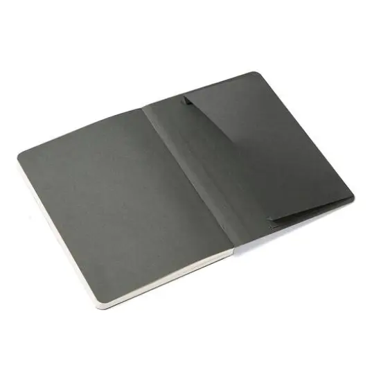Fabriano&reg; EcoQua Plus A5 Lined Fabric-Bound Notebook Black {6}