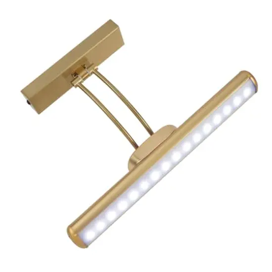 Rechargeable LED Wall-Mounted Gallery Light by Studio Décor® Gold {9}