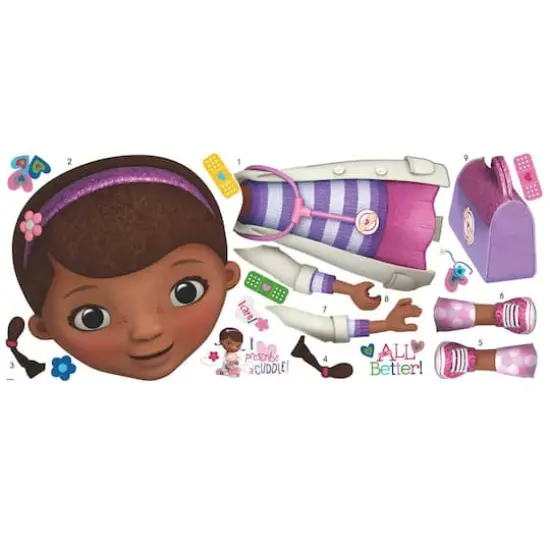 RoomMates Doc McStuffins Peel & Stick Wall Decals {4}
