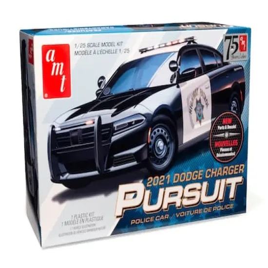 AMT&reg; 2021 Dodge Charger Police Pursuit 1:25 Scale Model Kit {1}
