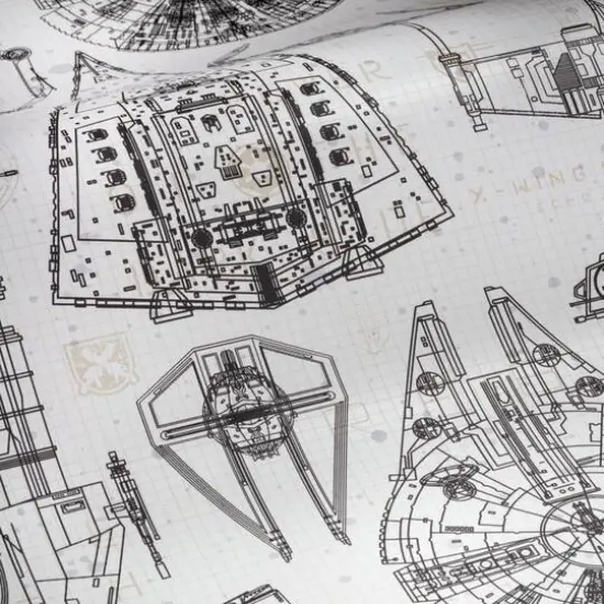 RoomMates Star Wars Blueprint Peel & Stick Wallpaper {7}