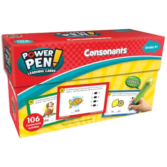 Teacher Created Resources Power Pen&trade; Learning Cards: Consonants {1}