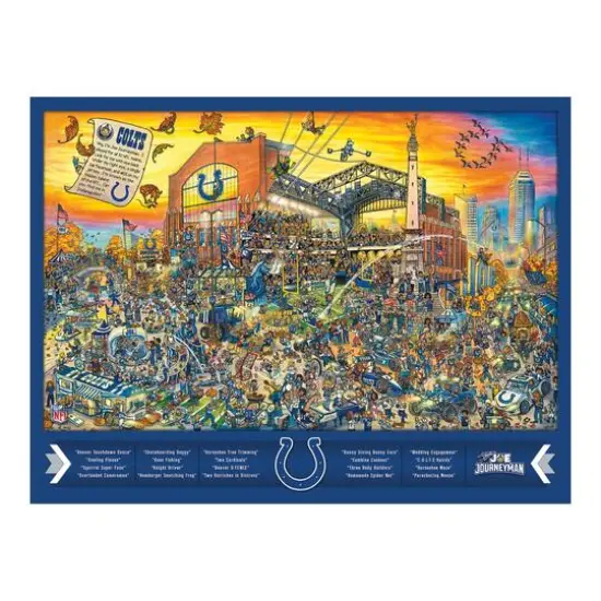 Joe Journeyman NFL 500 Piece Jigsaw Puzzle Indianapolis Colts {6}