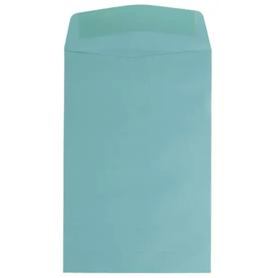 JAM Paper 6" x 9" Open End Catalog Premium Envelopes, 25ct. Aqua Blue {4}