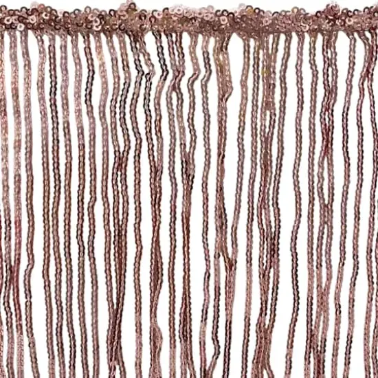 6.5" Sequin Fringe Trim by Celebrate It&reg; Light Pink {3}