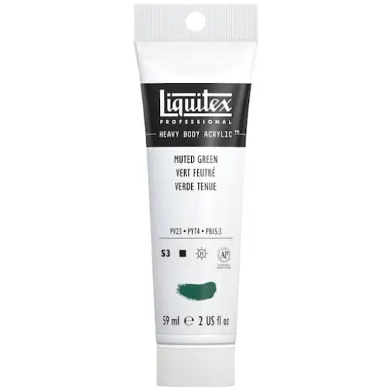 Liquitex&reg; Heavy Body Acrylic Paint Special Release Muted Collection, 2oz. Muted Green {1}