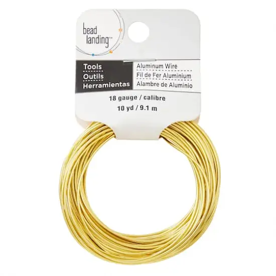 Gold 18-Gauge Aluminum Wire By Bead Landing&trade; {4}