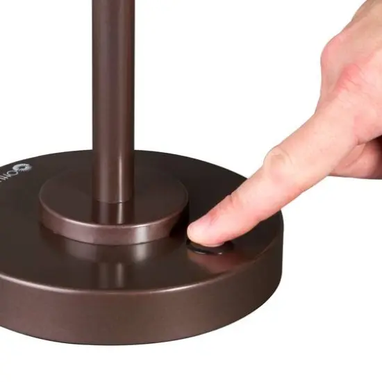 OttLite Wellness Series 22" Bronze Restore LED Desk Lamp {5}