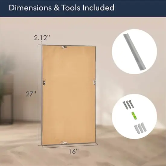 Head West 27.5" Bronze & Copper Oil-Rubbed Framed Wall Mirror {8}