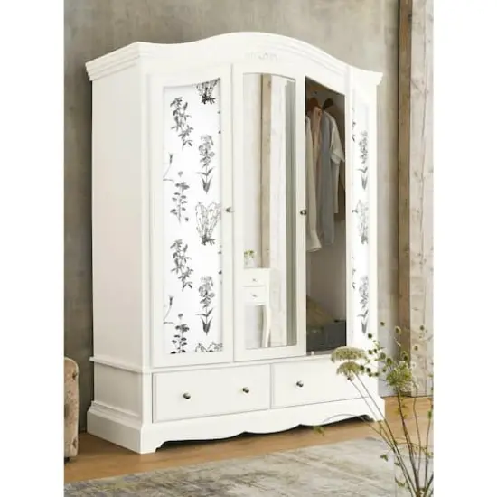 RoomMates Botanical Print Peel & Stick Wallpaper White and Black {5}