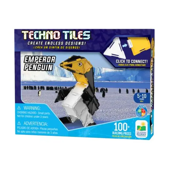 Techno Tiles - Emperor Penguin: 100+ Pcs {1}