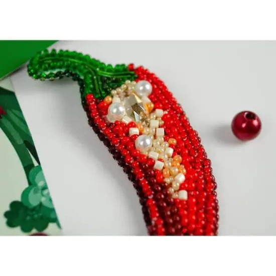 Abris Art Hot Pepper Bead Embroidery Decoration Kit {6}
