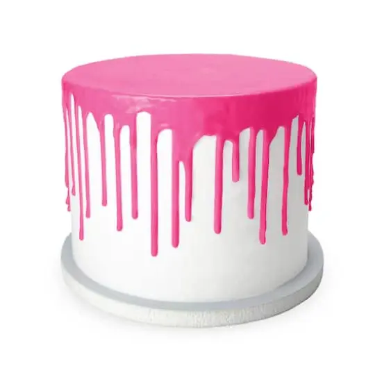 Satin Ice&reg; White Chocolate Cake Drip Pink {4}