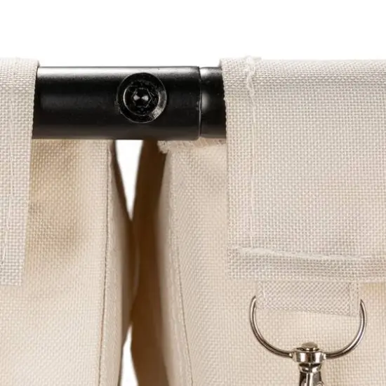 Household Essentials 2-Bag Rolling Laundry Sorter Natural {6}