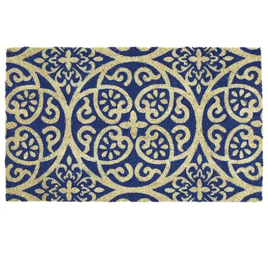 DII&reg; Blue Tunisia Scroll Doormat {1}