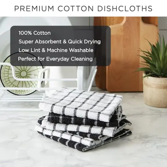DII&reg; Wine Combo Windowpane Dishcloth (Set of 6) {9}