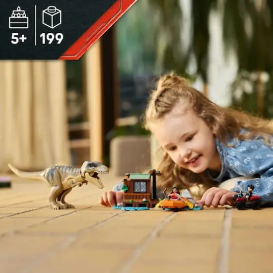 LEGO&reg; Jurassic World T. rex River Escape Dinosaur Figure Building Set 76975 {5}