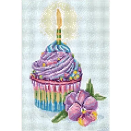 Crafting Spark Celebration Cupcake Diamond Painting Kit {1}