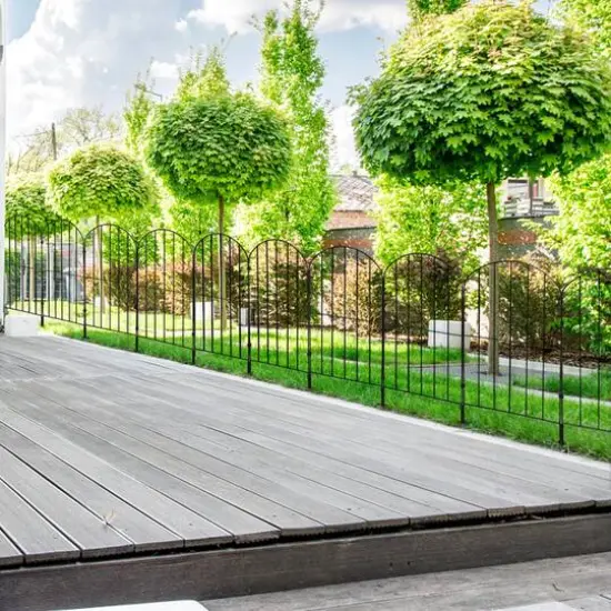 NEX&trade; Metal Panel Arch Garden Fence, 10ct. {7}