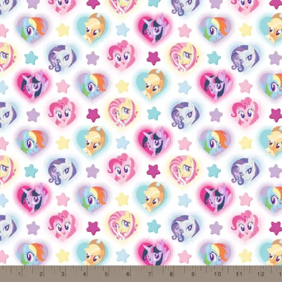 Hasbro My Little Pony Heart Toss Cotton Fabric {3}