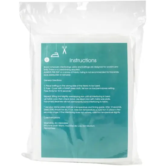 Bosal Duet-Fuse-II Double-Sided Fusible Batting, 36" x 45" {3}