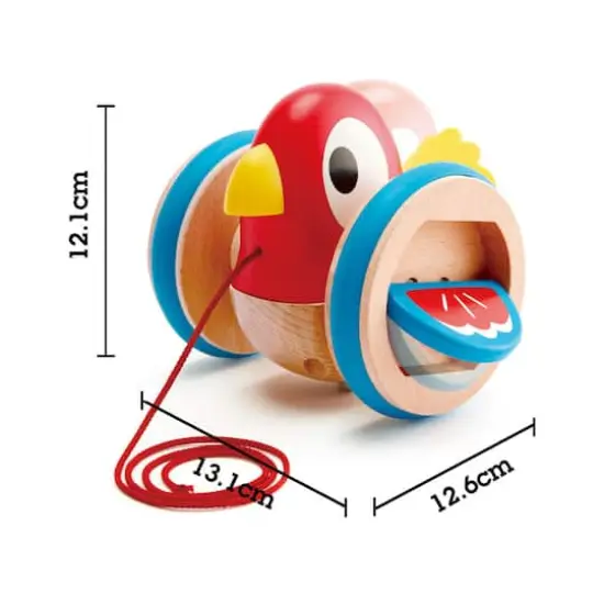 Hape Baby Bird Pull-Along Wooden Toddler Toy {4}