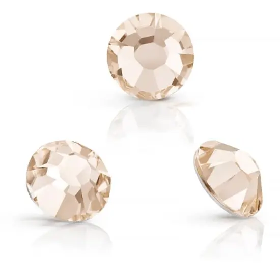 Preciosa MAXIMA SS16 Flatback Czech Crystals, 144ct. Gold Quartz {4}