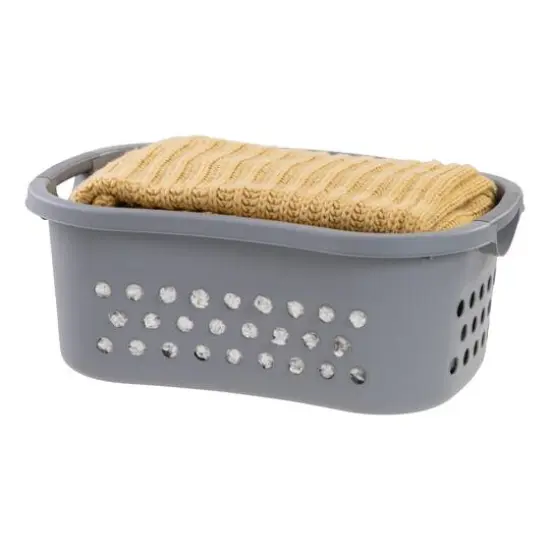 IRIS&reg; 53qt. Gray Hip Hamper Laundry Baskets, 2ct. {7}
