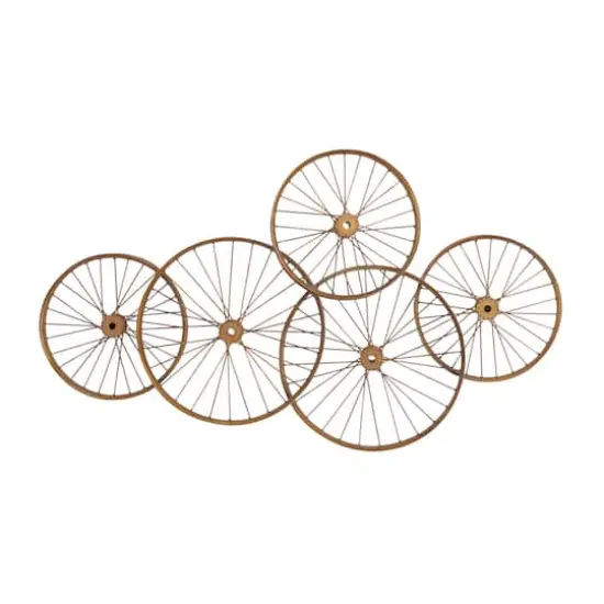 Copper Metal Eclectic Wall Decor, 40" x 40" x 5" {1}