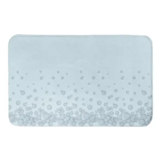 Bubbles On Bath Mat Blue {1}
